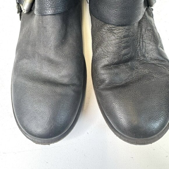 A.S.98 Ankle Moto Boots Womens Size 38 US 7.5/8 Leather Bikercore Boho Western - Picture 4 of 11